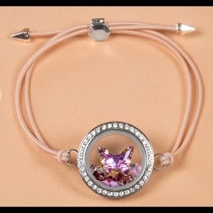 Origami Owl Butterfly Stretch Bolo Bracelet